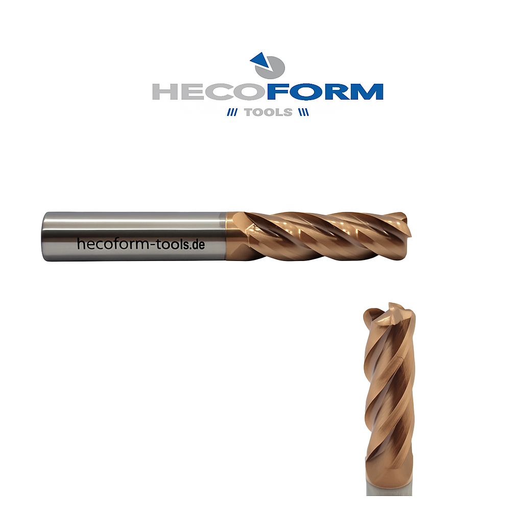 VHM Schaftfräser mit Eckenradius