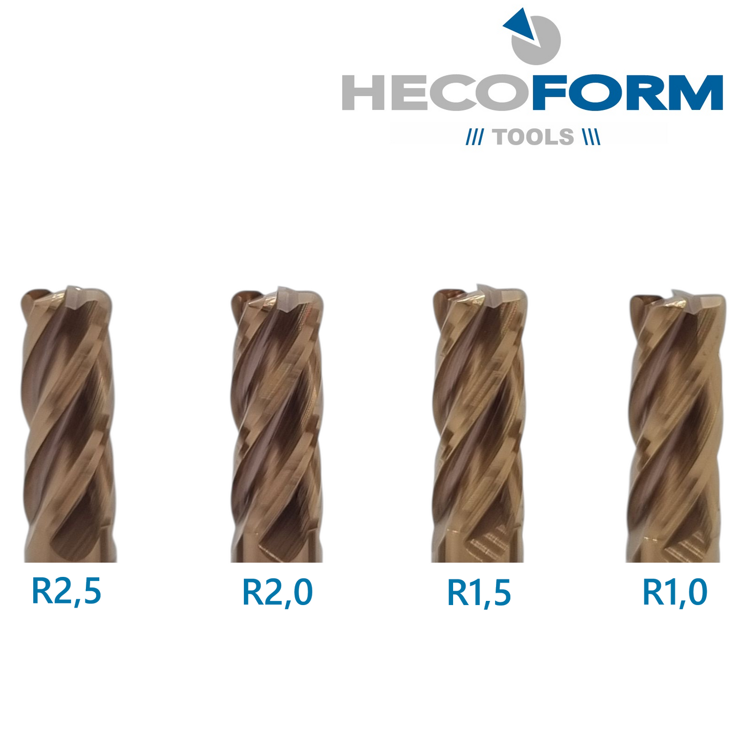 VHM Schaftfräser mit Eckenradius